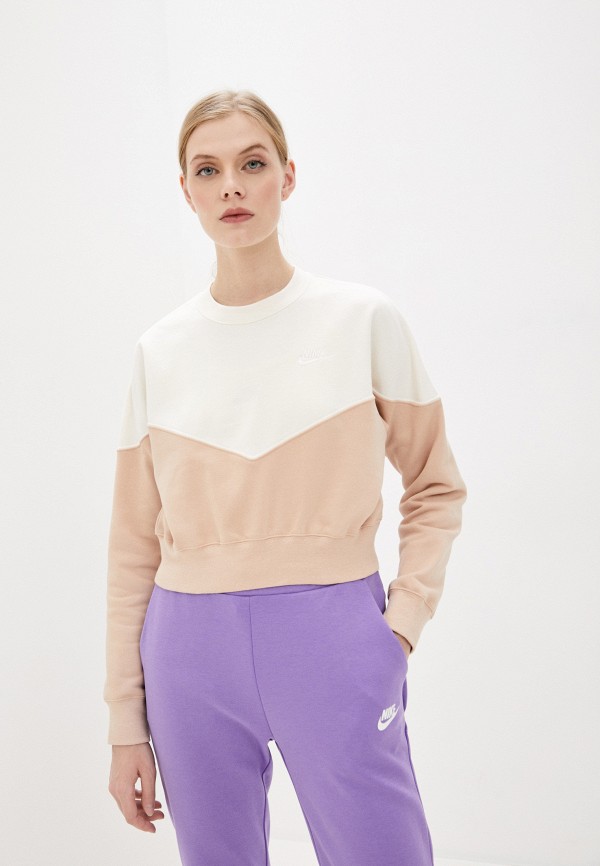 

Свитшот Nike, Бежевый, W NSW HRTG CREW FLC
