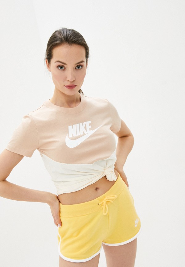 

Футболка Nike, Бежевый, W NSW HRTG TOP SS