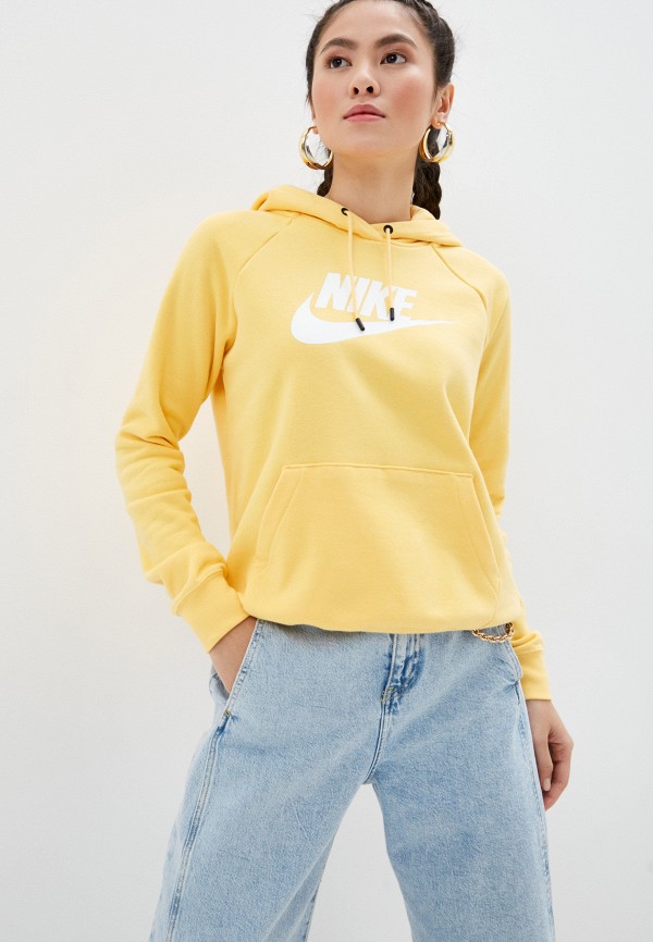 

Худи Nike, Желтый, W NSW ESSNTL HOODIE PO HBR