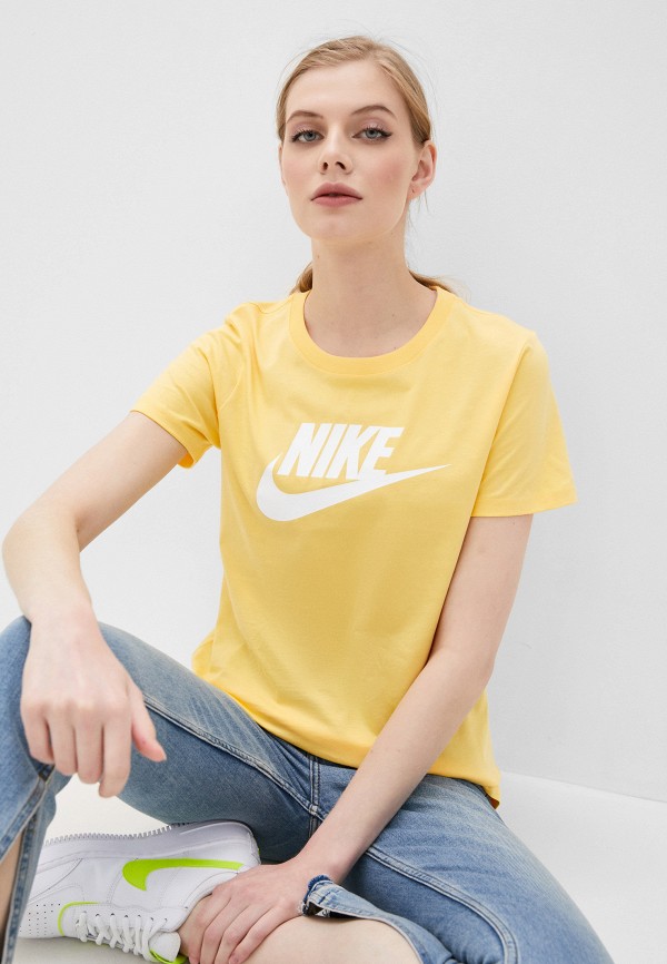 

Футболка Nike, Желтый, W NSW TEE ESSNTL ICON FUTUR