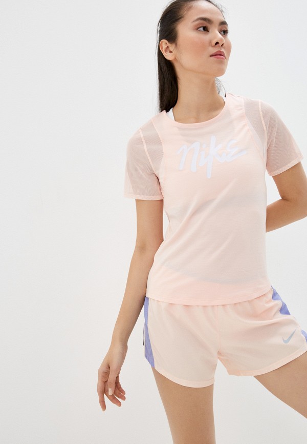 

Футболка спортивная Nike, Коралловый, W NK SS RUNWAY