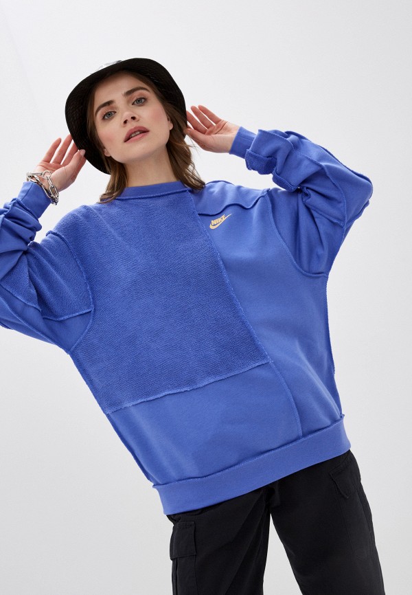 

Свитшот Nike, Фиолетовый, W NSW ICN CLSH CREW FLC