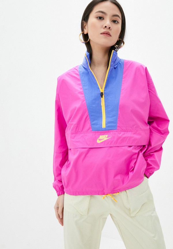 

Ветровка Nike, Розовый, W NSW ICN CLSH JKT LW