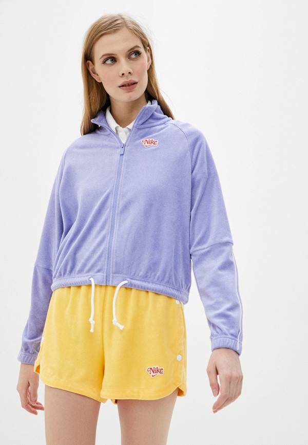 

Олимпийка Nike, Фиолетовый, W NSW RETRO FMME FZ TERRY