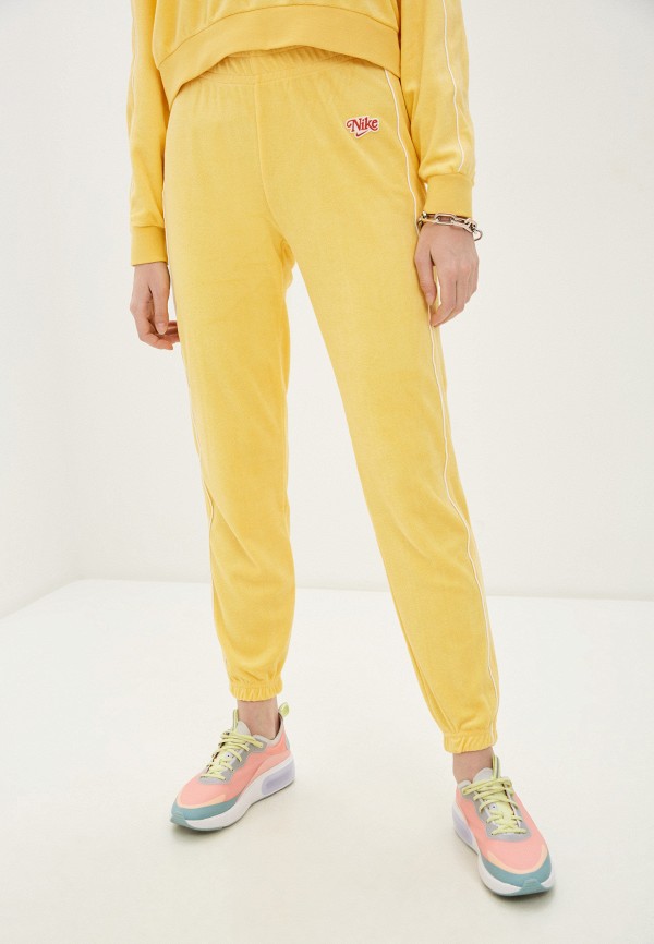 

Брюки спортивные Nike, Желтый, W NSW RETRO FMME PANT TERRY