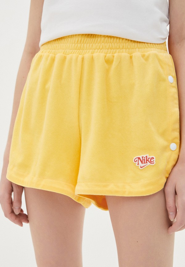 

Шорты спортивные Nike, Желтый, W NSW RETRO FEMME SHORT TERRY