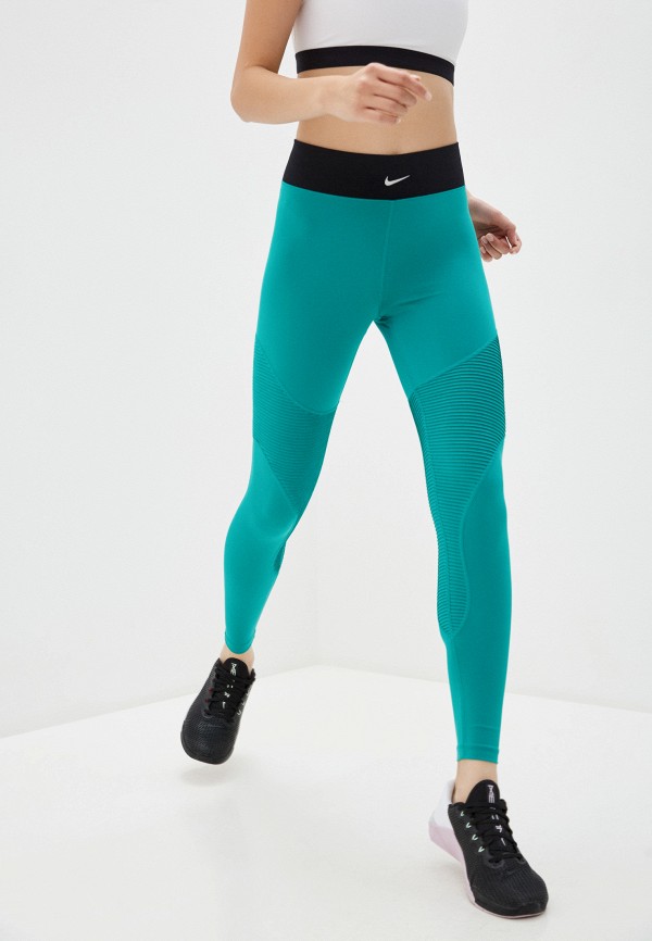 

Тайтсы Nike, Зеленый, W NP AEROADPT TIGHT
