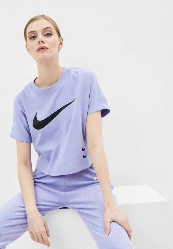 

Футболка Nike, Фиолетовый, W NSW SWSH TOP SS