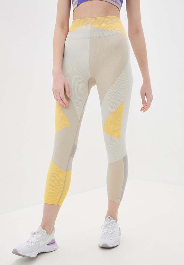 

Тайтсы Nike, Разноцветный, W NK SCULPT HR SML 7/8 ICNCLSH