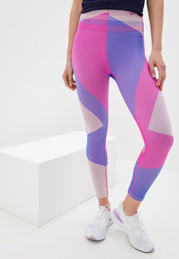 

Тайтсы Nike, Разноцветный, W NK SCULPT HR SML 7/8 ICNCLSH