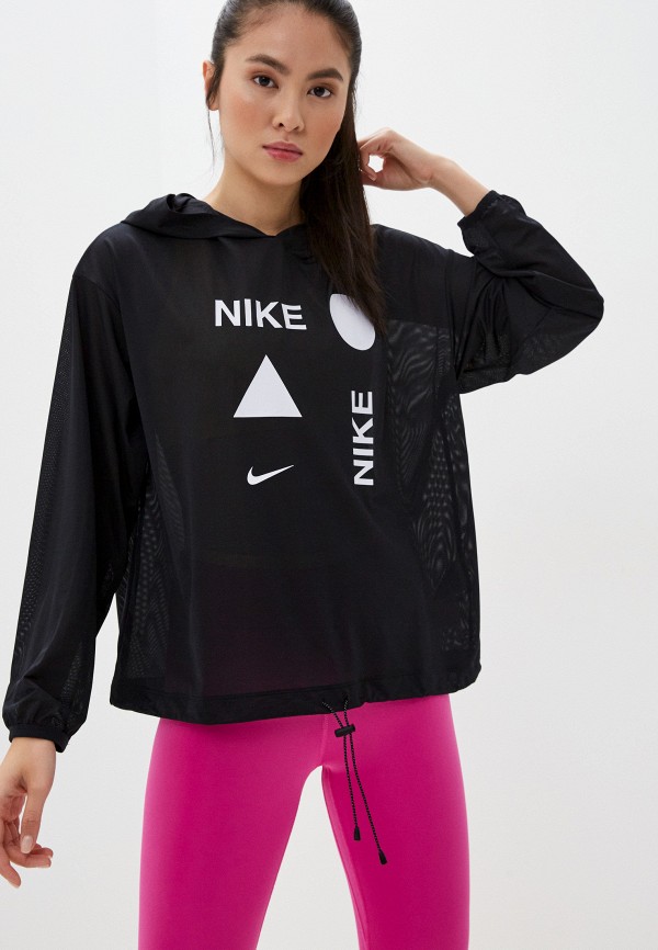 

Худи Nike, Черный, W NK FLC HOODY ICNCLSH