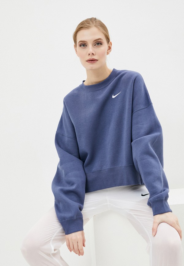

Свитшот Nike, Синий, W NSW CREW FLC TREND