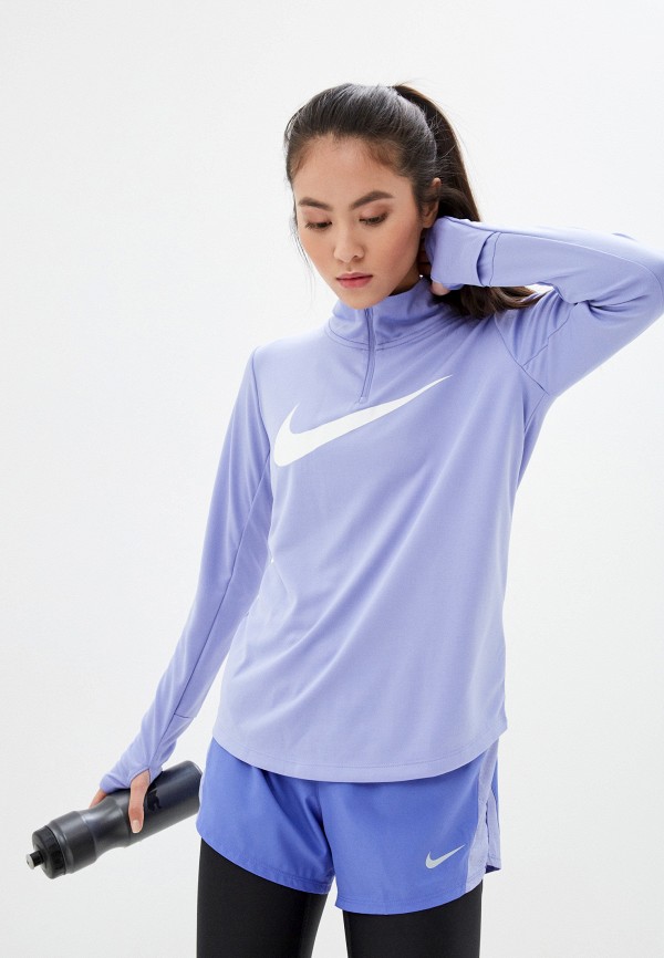 

Лонгслив спортивный Nike, Фиолетовый, W NK MIDLAYER QZ SWSH RUN