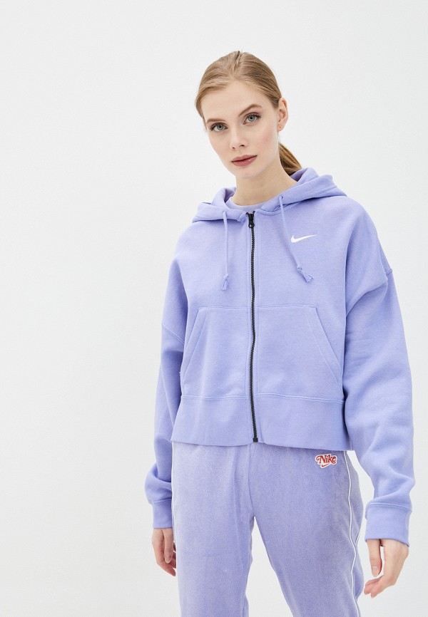 

Толстовка Nike, Фиолетовый, W NSW FZ FLC TREND