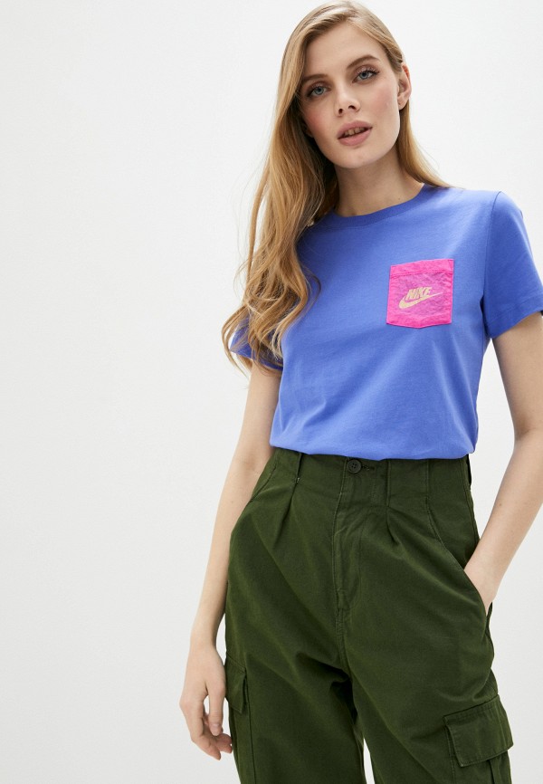 

Футболка Nike, Фиолетовый, W NSW TEE ICON CLASH
