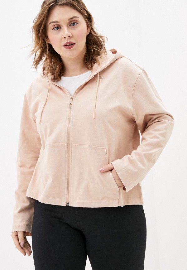 

Толстовка Nike, Бежевый, W NSW FULL ZIP JRSY PLUS