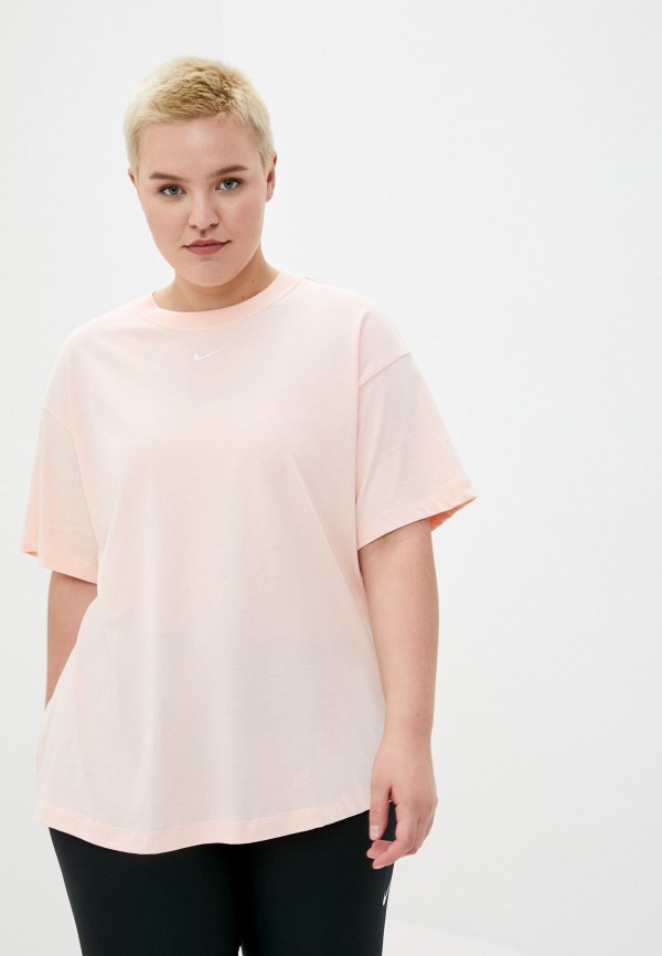 

Футболка Nike, Коралловый, W NSW ESSNTL TOP SS BF PLUS