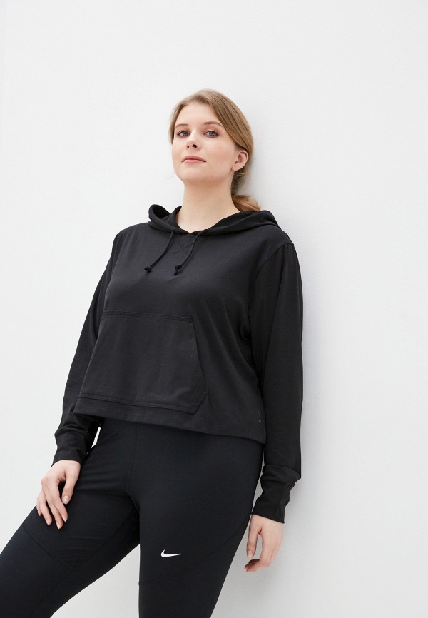 

Худи Nike, Черный, W NK YOGA JERSEY CROP HD PLUS