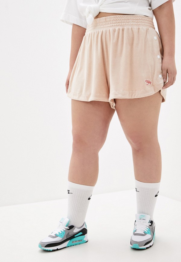 

Шорты Nike, Бежевый, W NSW RETRO FEMME SHORT PLUS