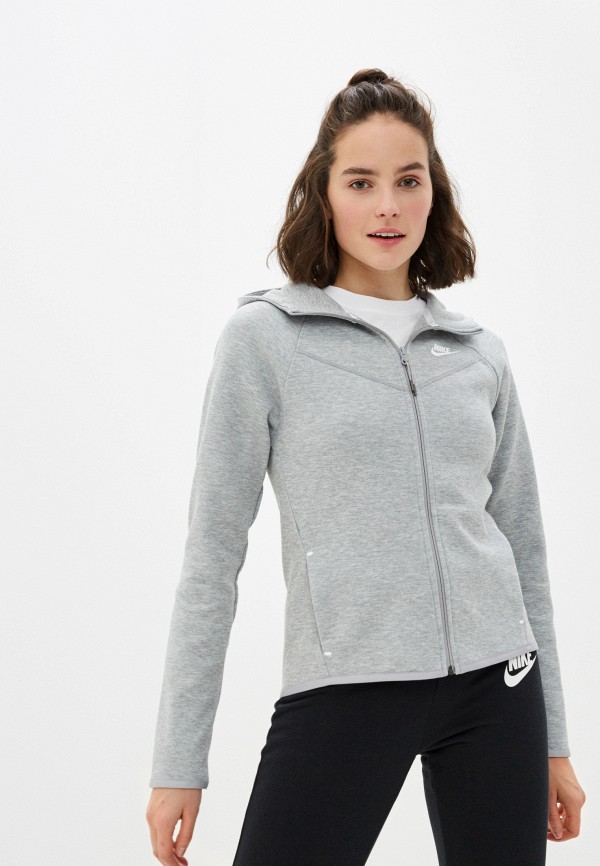 

Толстовка Nike, Серый, W NSW TCH FLC WR HOODIE FZ