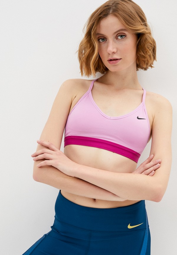 

Топ спортивный Nike, Розовый, NIKE INDY BRA