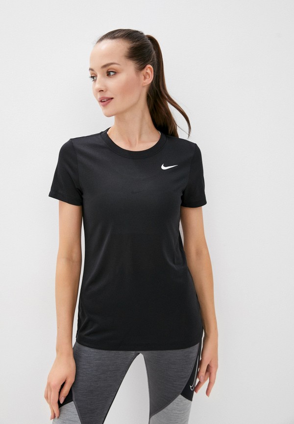 

Футболка спортивная Nike, Черный, W NK DRY LEG TEE CREW