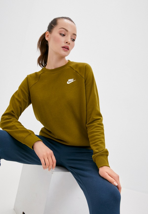 

Свитшот Nike, Хаки, W NSW ESSNTL CREW FLC