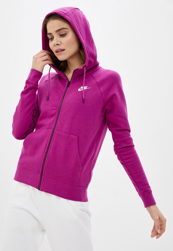 

Толстовка Nike, Фиолетовый, W NSW ESSNTL HOODIE FZ FLC