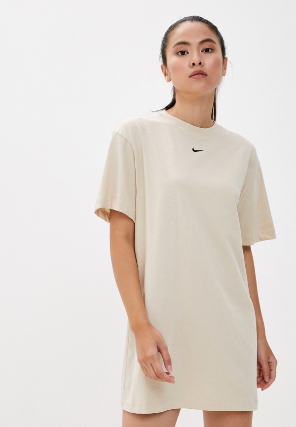 

Платье Nike, Бежевый, W NSW ESSNTL DRESS
