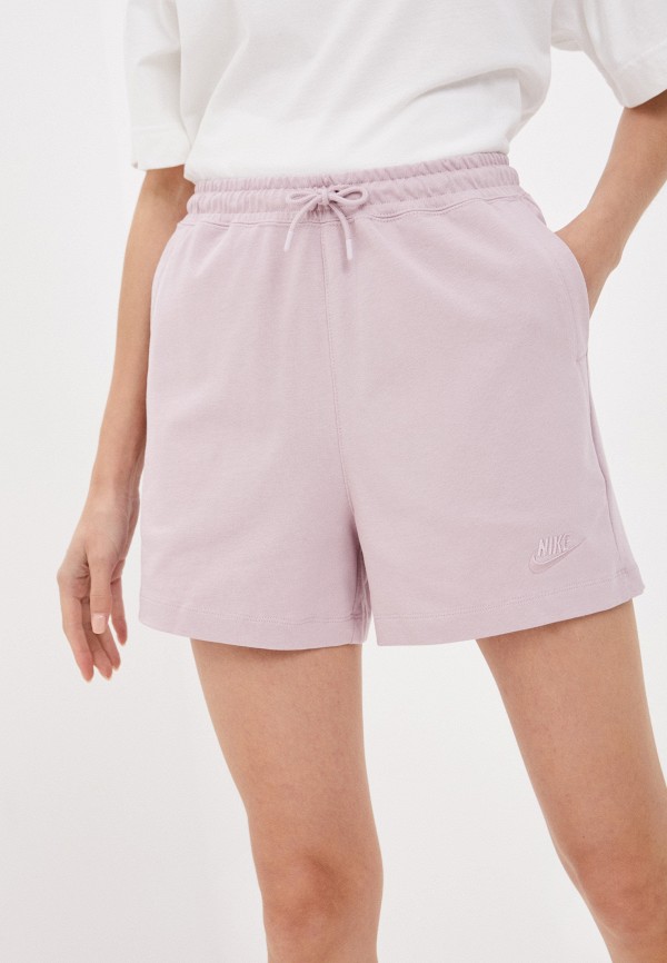

Шорты спортивные Nike, Розовый, W NSW SHORT JRSY