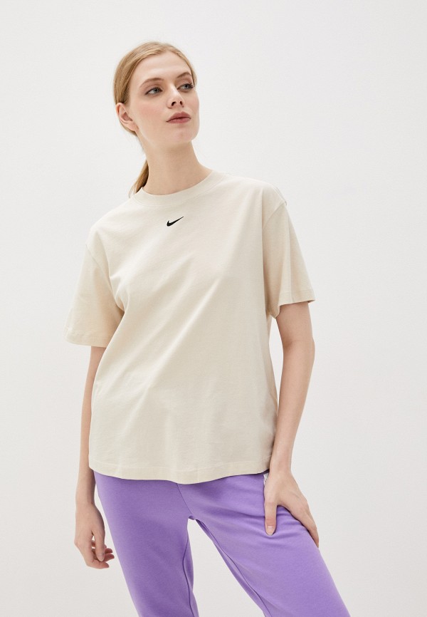 

Футболка Nike, Бежевый, W NSW ESSNTL TOP SS BF