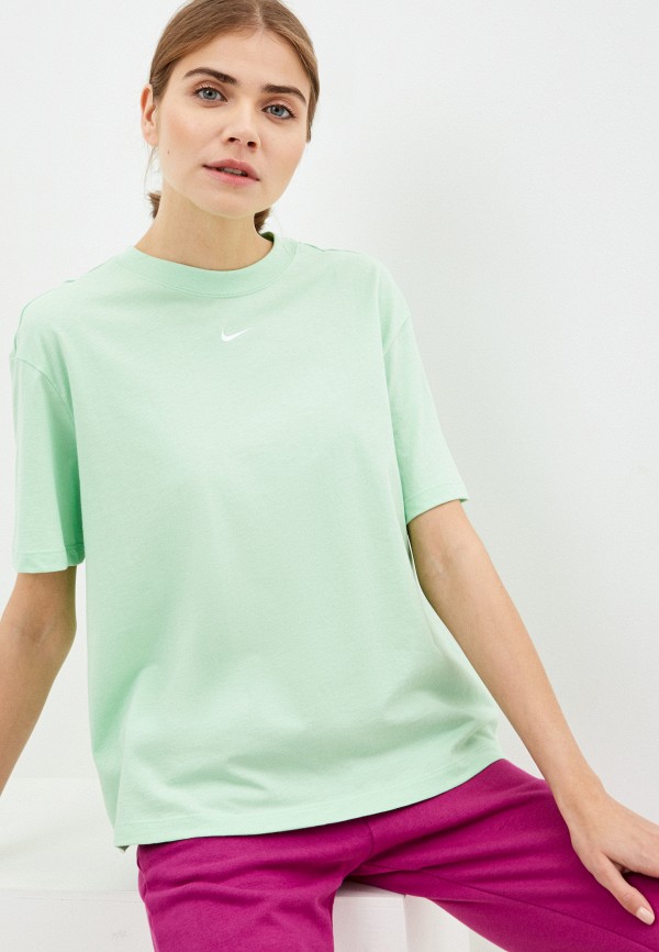 

Футболка Nike, Зеленый, W NSW ESSNTL TOP SS BF