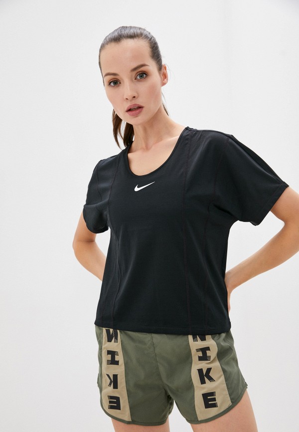 

Футболка спортивная Nike, Черный, W NK ICNCLSH SS CITY SLEEK