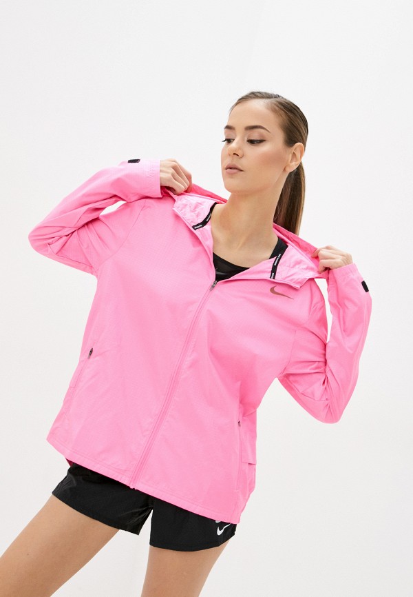 

Ветровка Nike, Розовый, W NK ESSENTIAL JACKET