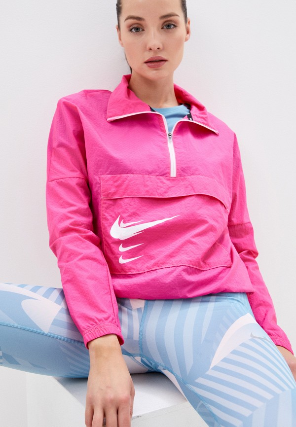 

Куртка Nike, Розовый, W NK SWOOSH RUN PO JKT