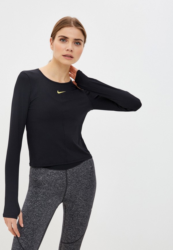 

Лонгслив спортивный Nike, Черный, W NK ICNCLSH TOP LS