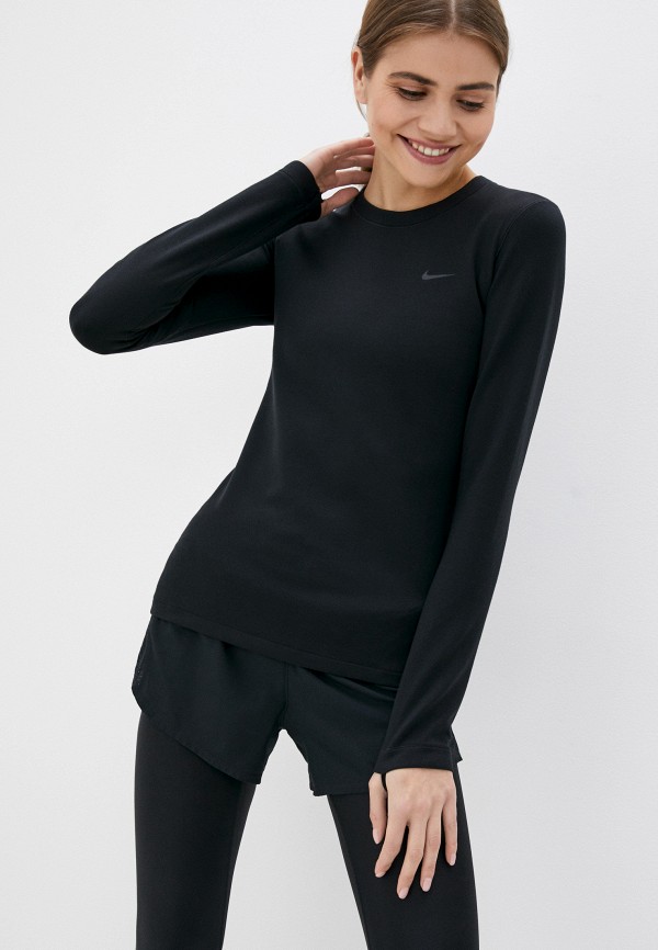 

Лонгслив спортивный Nike, Черный, W NP THERMA WARM CREW