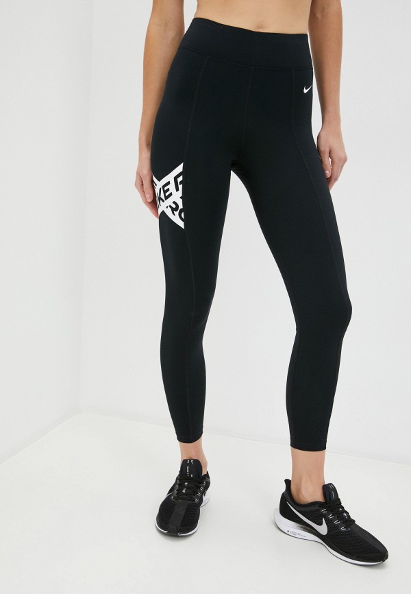 

Тайтсы Nike, Черный, W NP TIGHT 7/8 PP3 TROMPE L