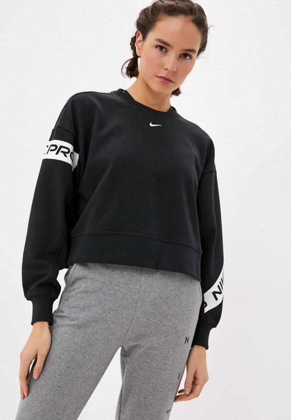 

Свитшот Nike, Черный, W NK DY GET FIT FC CW PP3 TR L
