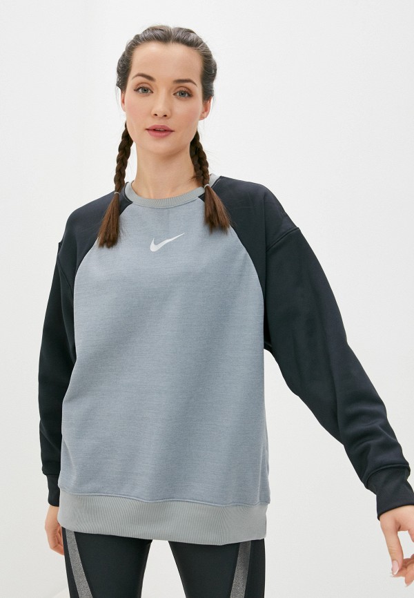 

Свитшот Nike, Серый, W NK THRM ALL-TM FC CW PP5 CB