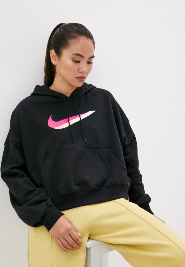 

Худи Nike, Черный, W NSW ICN CLSH FLC HOODIE FT