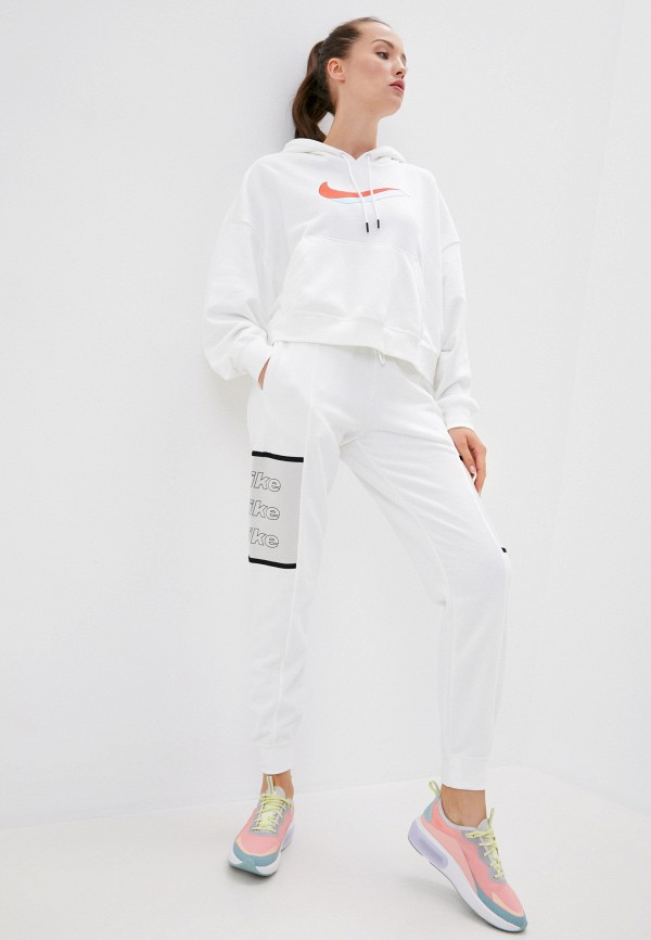

Худи Nike, Белый, W NSW ICN CLSH FLC HOODIE FT