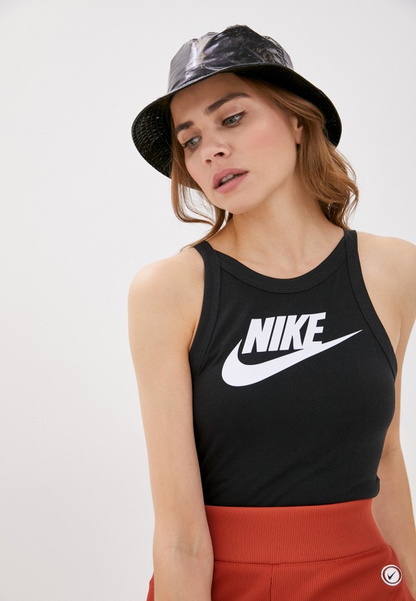 

Боди Nike, Черный, W NSW ESSNTL BODYSUIT TANK HBR