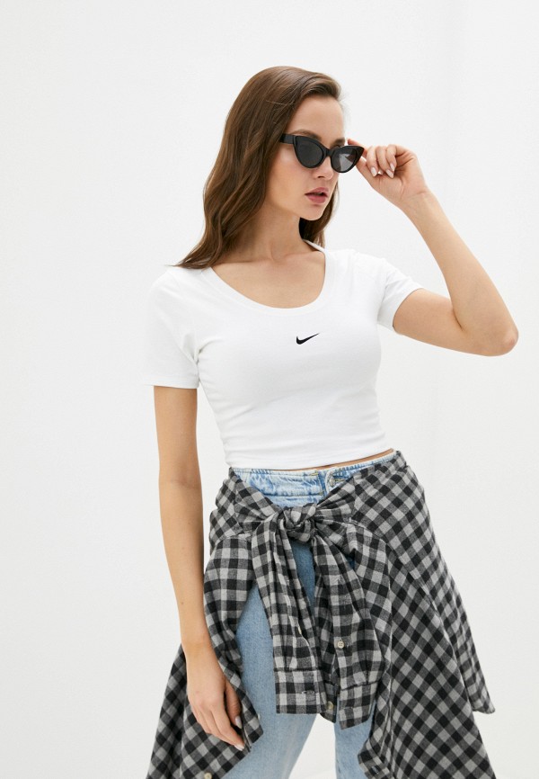 

Футболка Nike, Белый, W NSW ESSNTL TOP SS CROP
