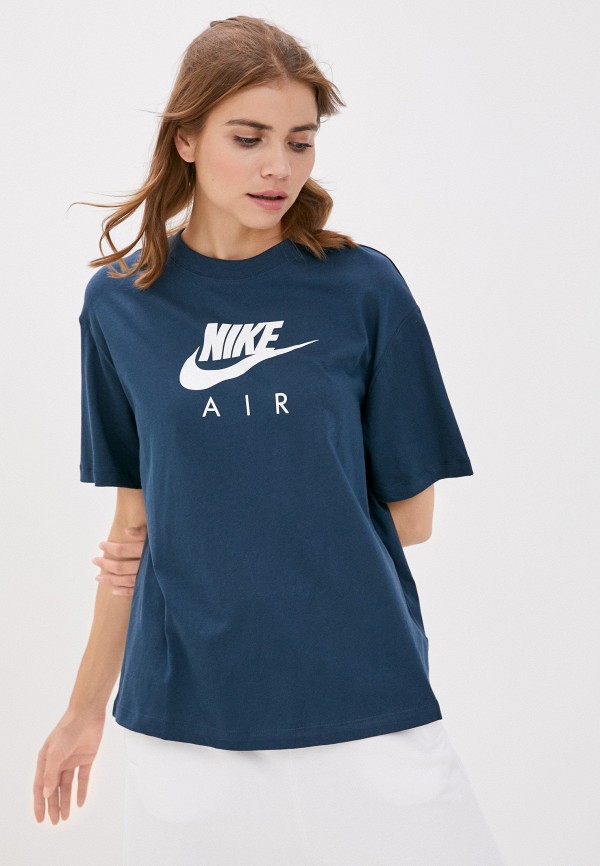 

Футболка Nike, Синий, W NSW AIR TOP SS BF