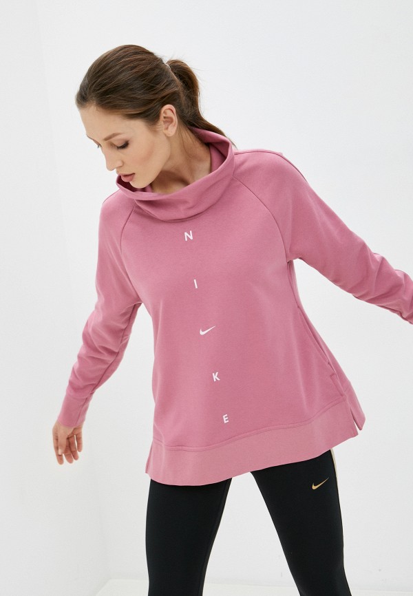 

Свитшот Nike, Розовый, W NK DRY GET FIT FLC COWL NK G