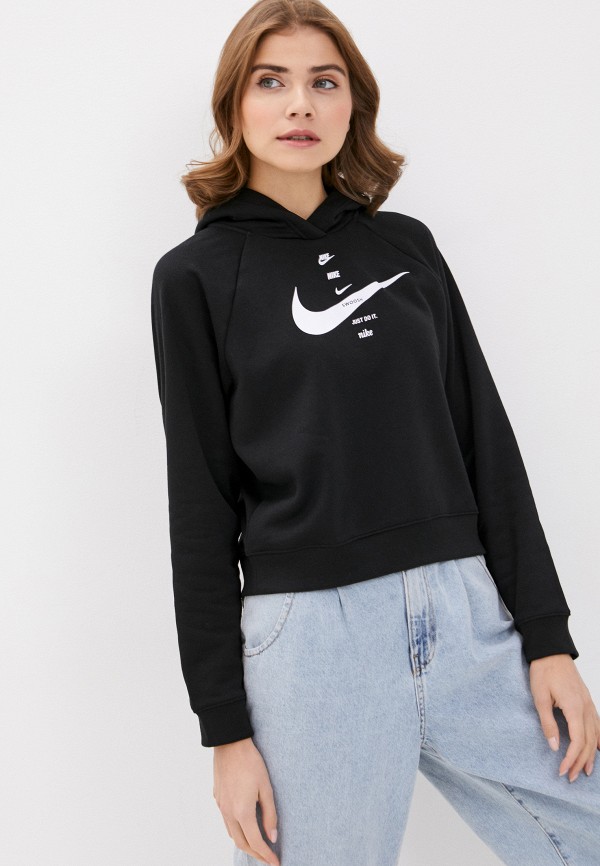 

Худи Nike, Черный, W NSW SWSH HOODIE FLC BB
