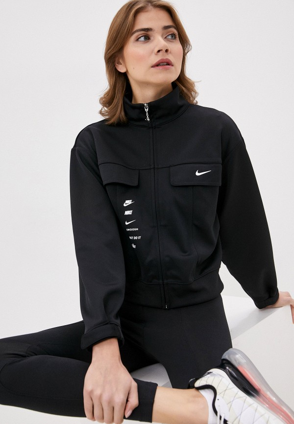 

Олимпийка Nike, Черный, W NSW SWSH JKT PK