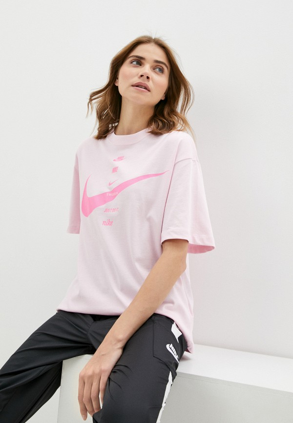 

Футболка Nike, Розовый, W NSW SWSH TOP SS