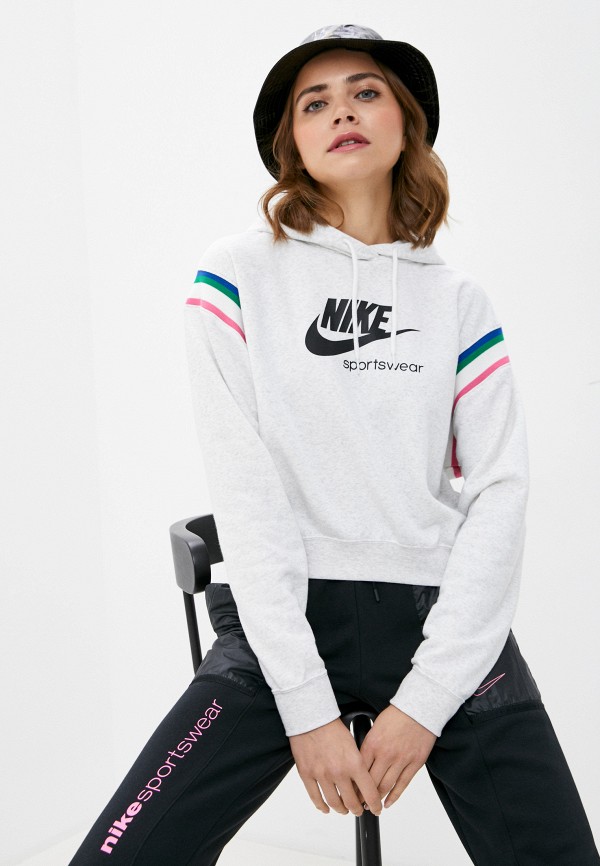 

Худи Nike, Серый, W NSW HRTG PO HOODIE